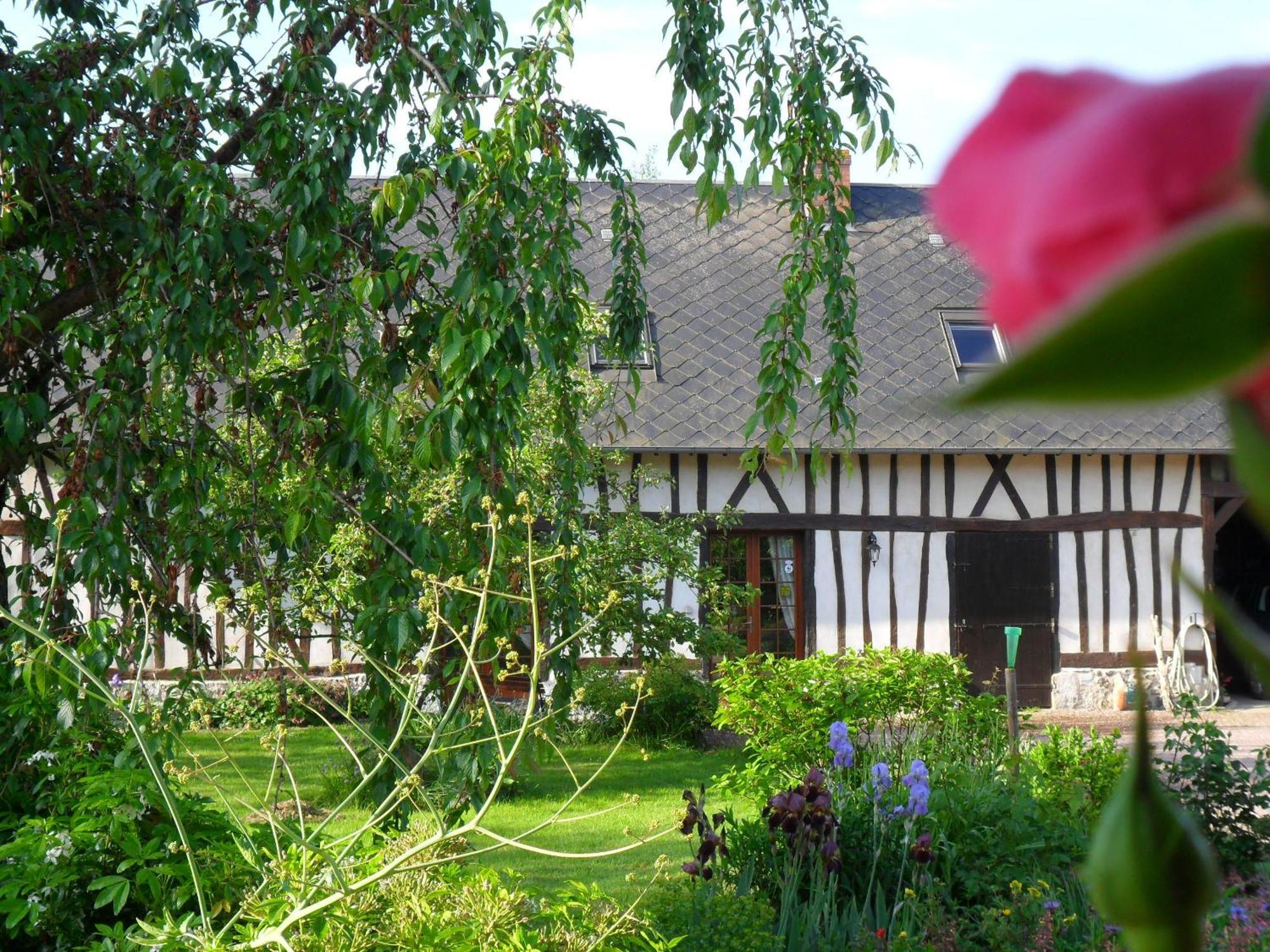 La Roulotte Du Verger Barneville-sur-Seine ภายนอก รูปภาพ